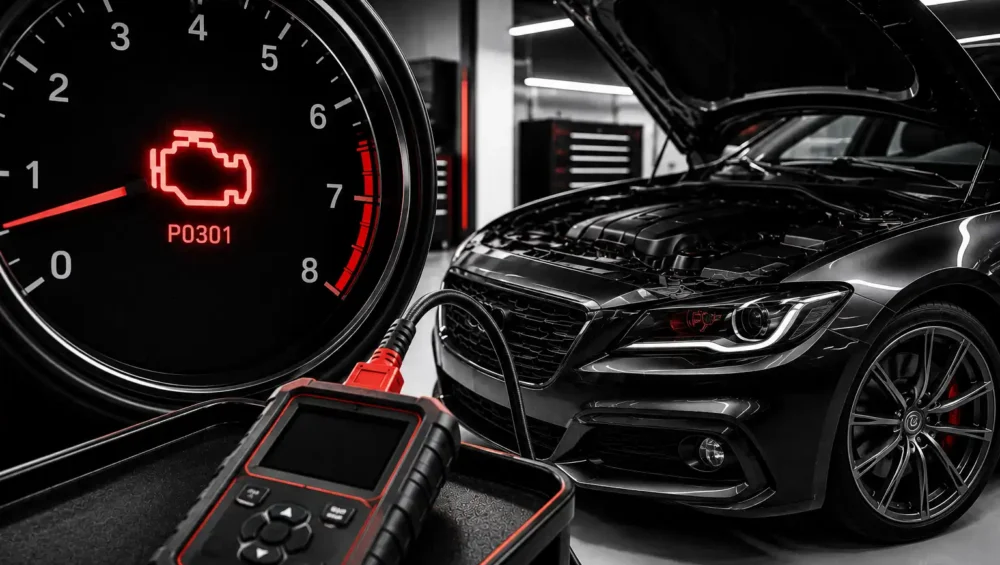 Check engine warning light diagnosis