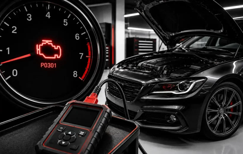 Check engine warning light diagnosis